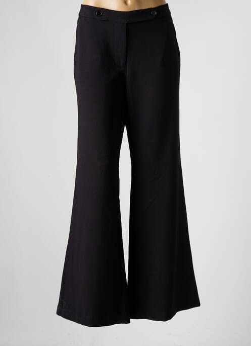 Pantalon evazat negru SEMIOLOGY femeie