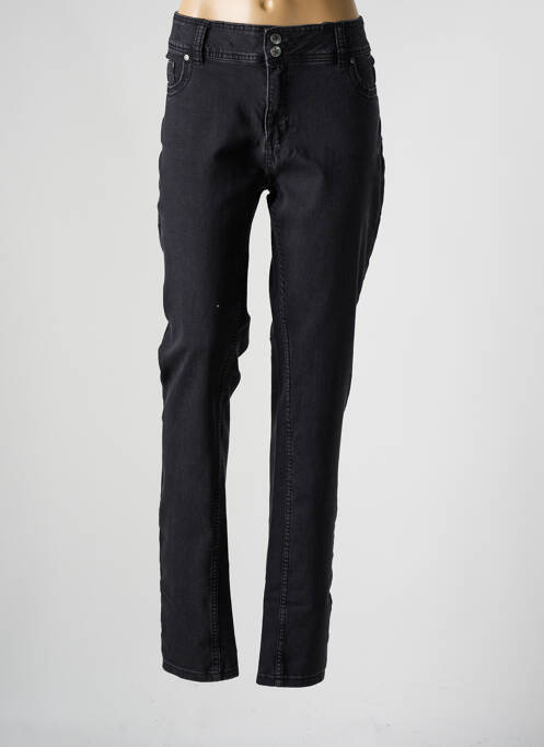 Blugi cu croială slim negru IMITZ femeie