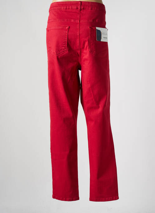 Blugi cu croială slim roșu YESTA femeie