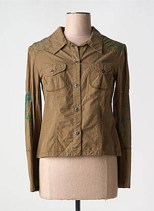 Cămașă maro POUSSIERE D'ETOLE femeie