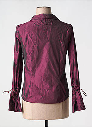 Cămașă croială cambrată mâneci lungi violet ROSA ROSAM femeie