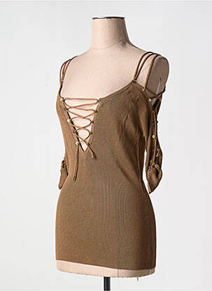 Pulover maro ETINCELLE femeie