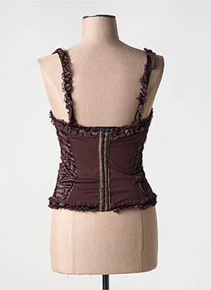 Corset cu armatură maro EMPHASIS femeie
