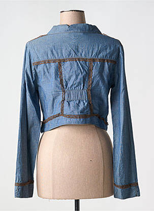 Jachete casual guler tip costum albastru BANDE ORIGINALE femeie