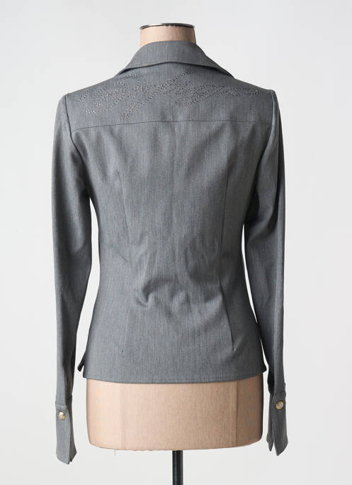 Top elasticitate mâneci lungi gri VERTIGO femme