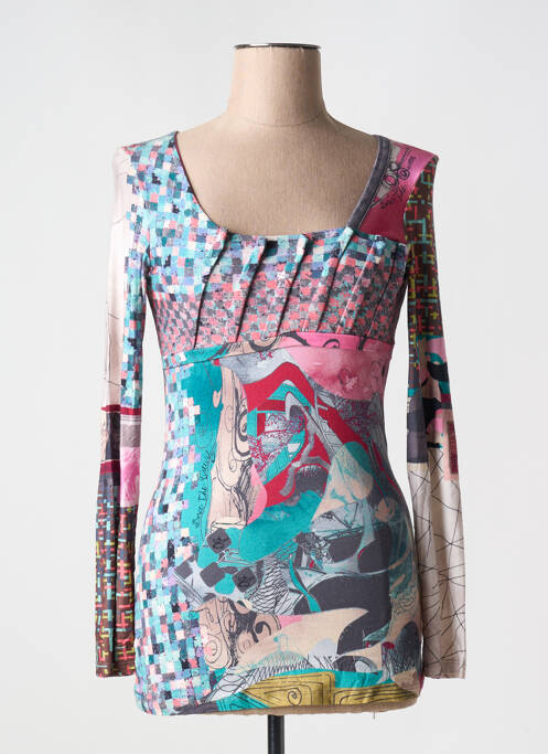 Tricou albastru SAVE THE QUEEN femeie