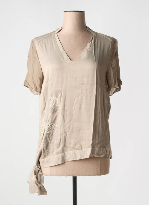 Top bej ELISA CAVALETTI femeie