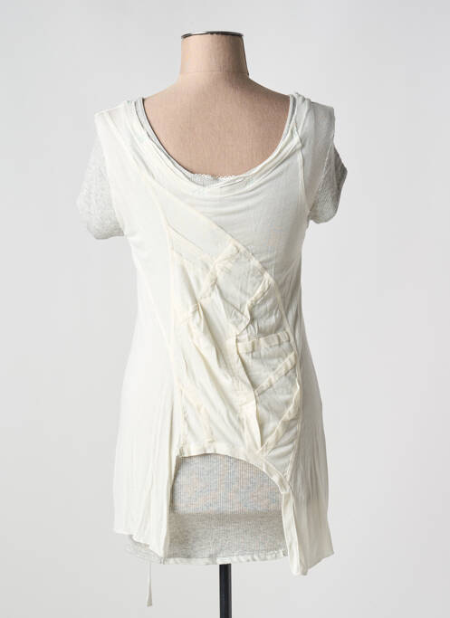 Tunică mâneci scurte bej ELISA CAVALETTI femeie