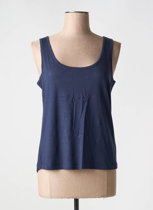 Maiou elasticitate fără mâneci albastru CREAM femme