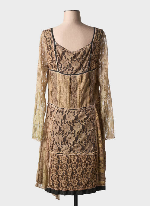 Rochie midi bej ELISA CAVALETTI femeie