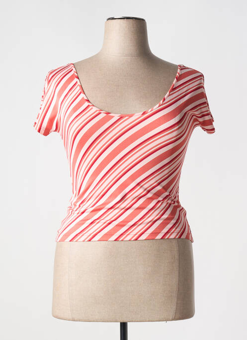 Tricou elasticitate mâneci scurte roșu CHATTAWAK femme