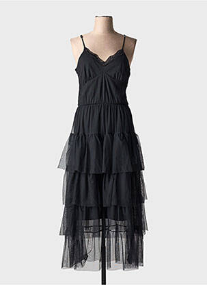 Rochie lungă negru LA FEE MARABOUTEE femeie