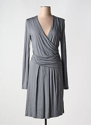 Rochie midi gri LA FEE MARABOUTEE femeie