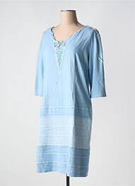 Rochie midi mâneci 3/4 mâneci 3/4 albastru ELISA CAVALETTI femme