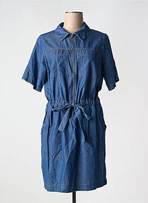 Rochie scurtă mâneci scurte mâneci scurte albastru LA FEE MARABOUTEE femeie