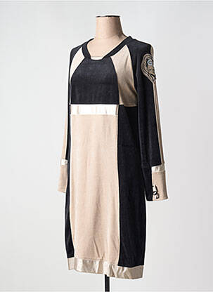 Rochie midi mâneci lungi mâneci lungi negru ELISA CAVALETTI femeie