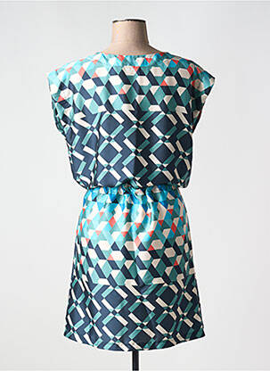 Rochie midi mâneci scurte mâneci scurte verde LA FEE MARABOUTEE femeie