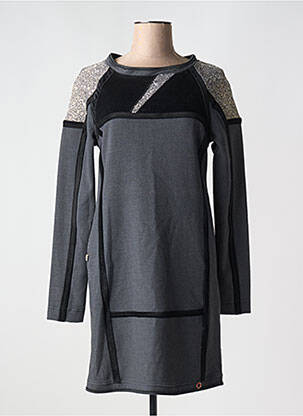 Rochie scurtă gri DANIELA DALLAVALLE femeie