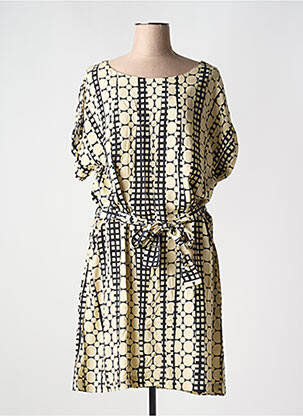 Rochie midi bej LA FEE MARABOUTEE femeie