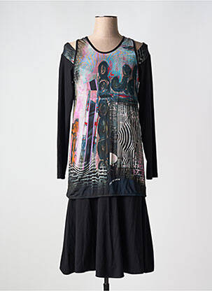 Rochie midi negru SAVE THE QUEEN femeie