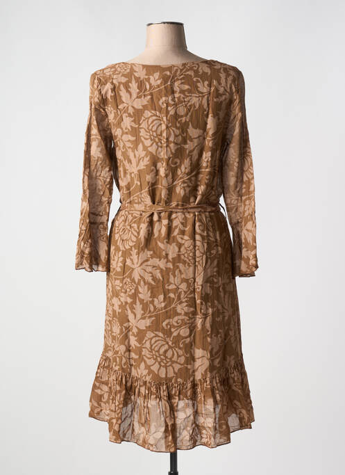 Rochie midi maro LA FEE MARABOUTEE femeie