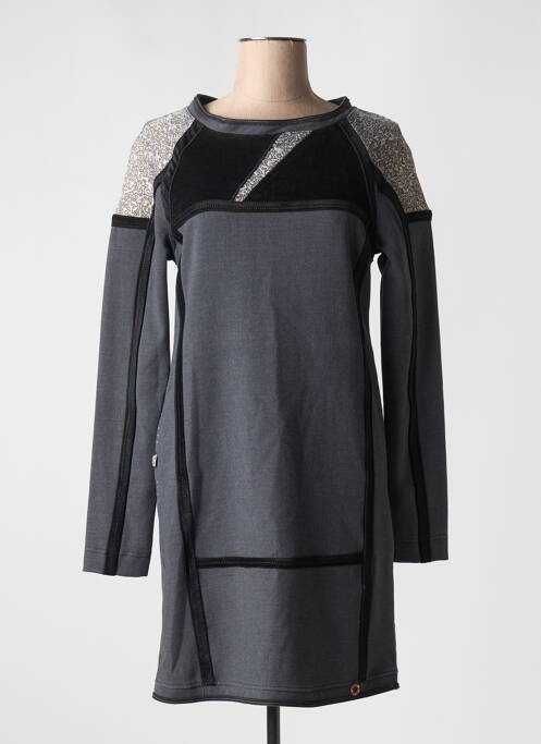 Rochie scurtă gri DANIELA DALLAVALLE femeie