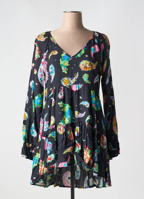 Rochie scurtă negru PEACE + LOVE femeie