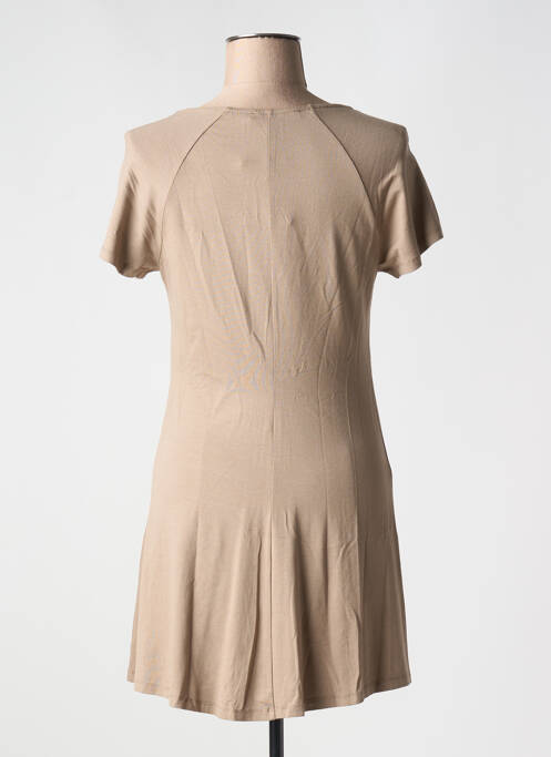 Rochie scurtă maro LAUREN VIDAL femeie