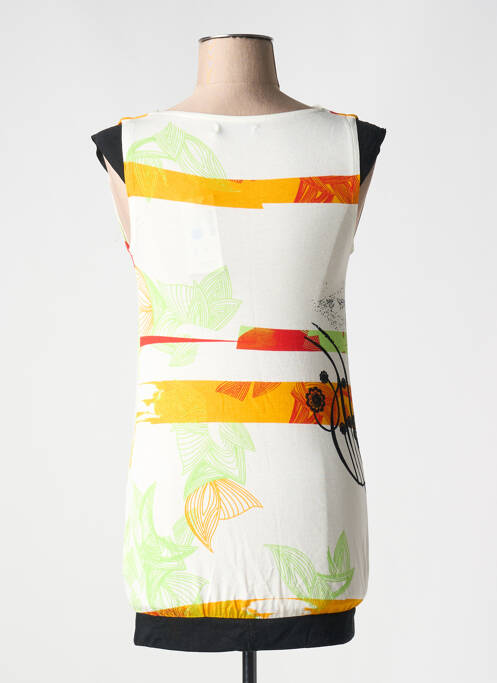 Tunică fără mâneci alb PARAMITA femeie