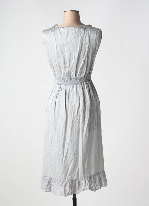 Rochie midi gri LA FEE MARABOUTEE femeie