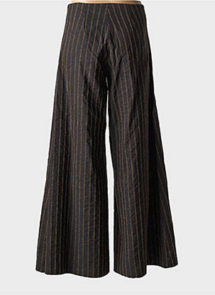 Pantalon evazat croială evazată maro COTTONADE femeie