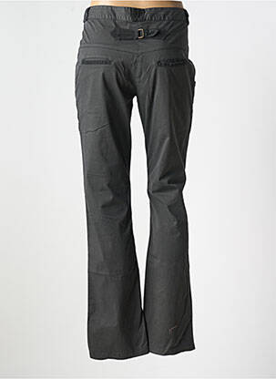 Pantalon drept închidere cu fermoar sub clapetă cu nasturi gri BANDE ORIGINALE femeie