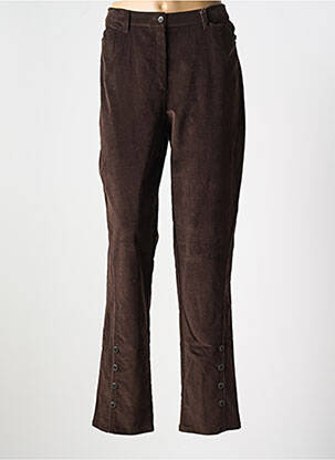 Pantalon drept maro ROSA ROSAM femeie