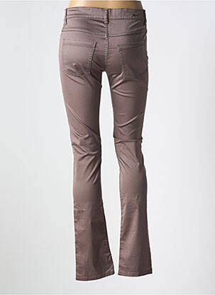 Pantalon slim buzunare maro BANDE ORIGINALE femeie