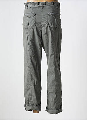 Pantalon drept închidere cu fermoar sub clapetă cu nasturi gri BANDE ORIGINALE femeie
