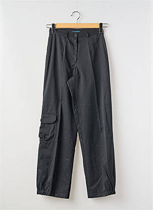 Pantalon cargo croială dreaptă negru ROSA ROSAM femeie