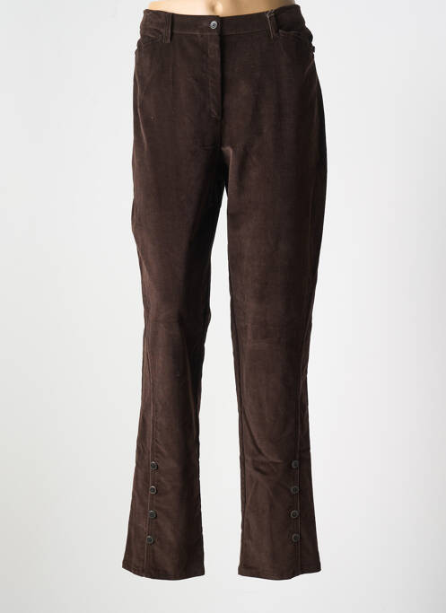 Pantalon drept maro ROSA ROSAM femeie