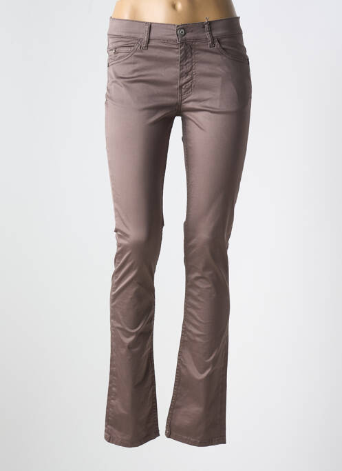 Pantalon slim maro BANDE ORIGINALE femeie