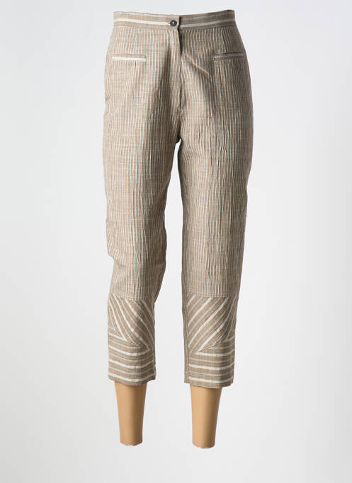 Pantalon trei sferturi bej ROSA ROSAM femeie