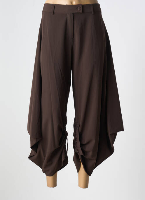 Pantalon 7/8 maro LAUREN VIDAL femeie