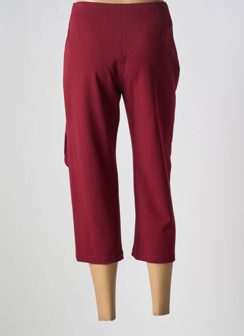 Pantalon trei sferturi roșu COCO MENTHE femeie