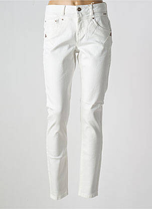 Blugi skinny talie joasă talie joasă alb CREAM femeie