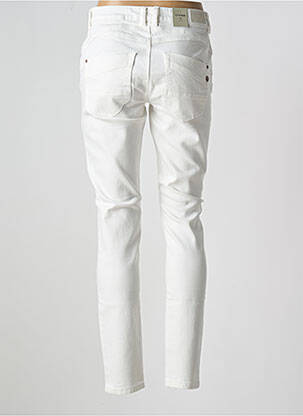 Blugi skinny talie joasă talie joasă alb CREAM femeie