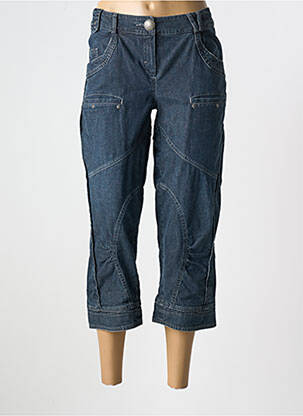 Pantalon trei sferturi albastru BANDE ORIGINALE femeie