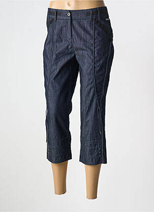 Pantalon trei sferturi albastru SALT & PEPPER femeie