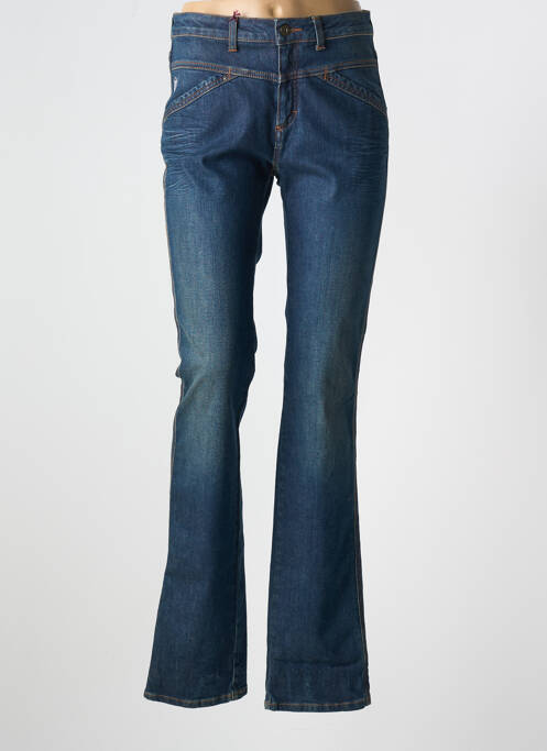 Blugi cu croială slim albastru ONE STEP femeie