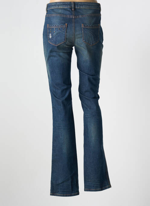 Blugi cu croială slim albastru ONE STEP femeie