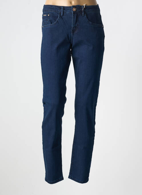 Blugi cu croială slim albastru CREAM femeie