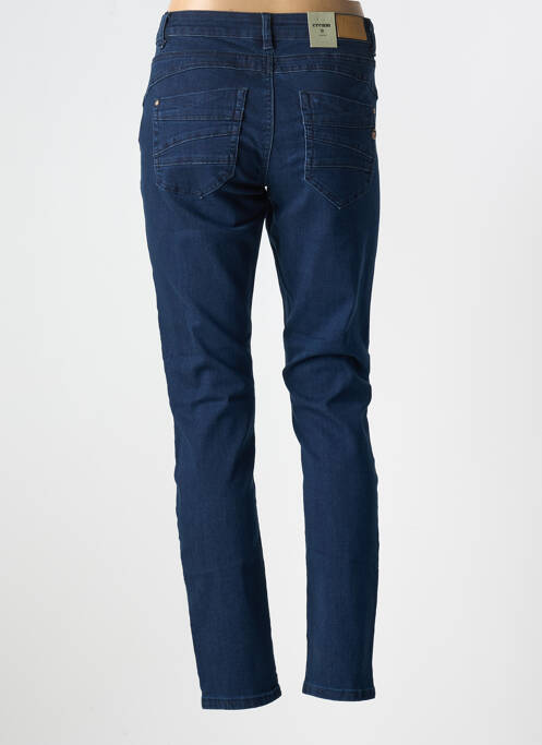 Blugi cu croială slim albastru CREAM femeie