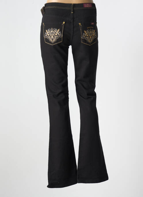 Blugi cu croială evazată negru VERTIGO femeie